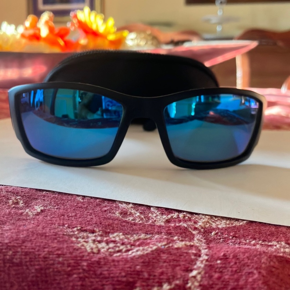 NIB COSTA CORBINA polarized black matte sunglasses